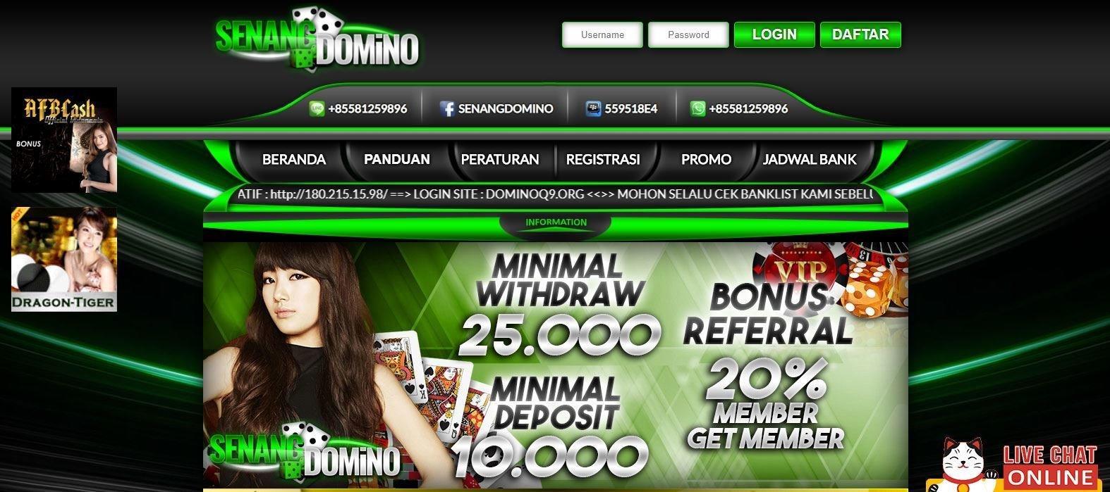 Bandar Domino Terbaik dan Terpercaya di Indonesia