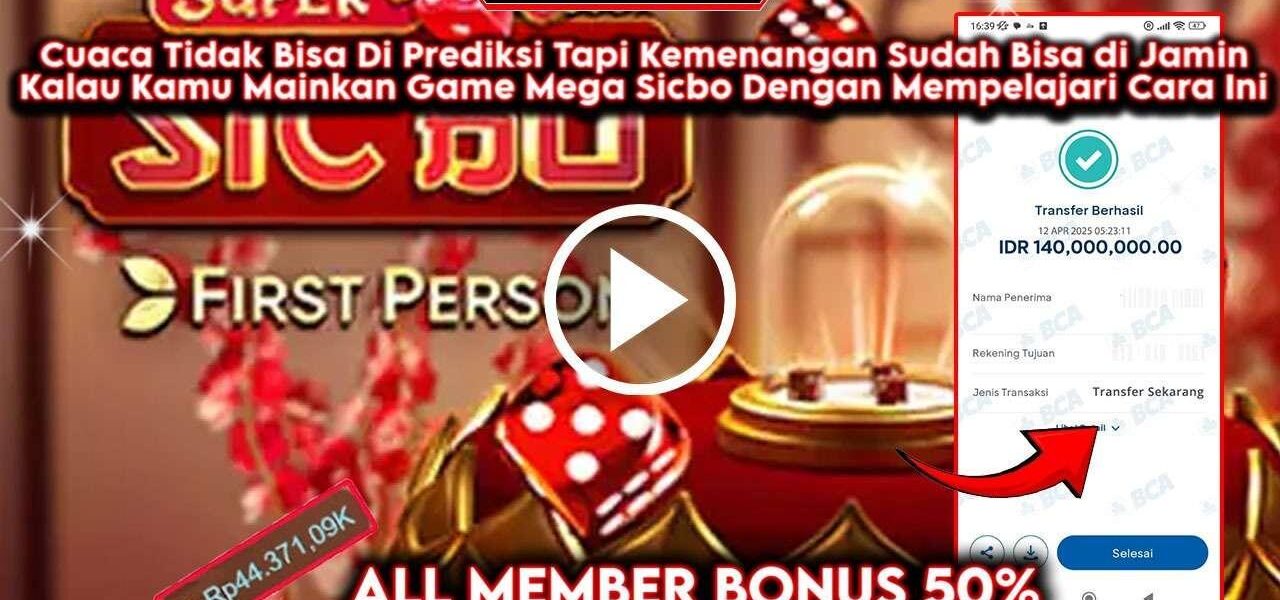 Permainan Sicbo BCA: Panduan Bermain dan Tips Menang